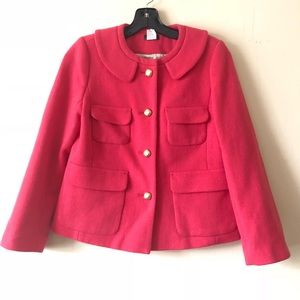 J.Crew Peter Pan Collar Wool Coat